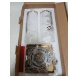 METWET Bathroom Light Fixtures, 2-Light Vanity Lights for Mirror with Milk Glass Shade, Brushed Gold Wall Sconces Up and Down Wall Lamp for Bathroom Bedroom Hallway, VL834-BG-ML