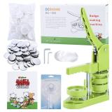 MK.Bear Button Maker Machine 58mm (2.25 in) Installation-Free, DIY Button Pin Maker Machine, Button Badge Press Machine with Free 100pcs Button Maker Supplies & Pictures & Circle Cutter & Magic Book