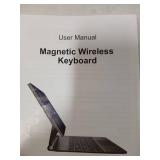 Magnetic Wireless Keyboard for Tablets White