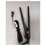 Terviiix Pencil Flat Iron, Small Flat Irons for Short Hair, Beard and Pixie Cut, 3/10 Inch Ceramic Tourmaline Mini Hair Straightener Dual Voltage with Adjustable Temperature, Auto Shut Off