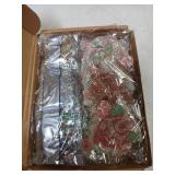 Estune 28 Pcs Christmas Gingerbread House Diamond Painting Keychains Double Sided Art Christmas Ornaments DIY Diamond Key Rings 5D Full Drill Keyring Pendants for Xmas Holiday Party(Colorful)