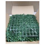 NETAP Artificial Grass Wall Panels Backdrop,10"x 10"(12Pcs) Faux Boxwood Panels for Outdoor Indoor Green Wall Decor,Party Wedding Garden Fence Decorations
