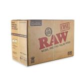 RAW Prerolled Cones 800 Count King Size Natural Classic Unrefined Rolling Papers