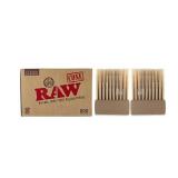 RAW Prerolled Cones 800 Count King Size Natural Classic Unrefined Rolling Papers