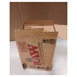 RAW Prerolled Cones 800 Count King Size Natural Classic Unrefined Rolling Papers