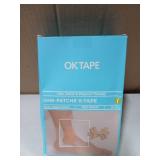 OK TAPE Precut Kinesiology Ankle Tape, 10 Pcs, Pain Relief, Prevent Ankle Sprain, Provide Support for Ankle Ligament, Elastic Athletic Tape, Breathable K Tape for Daily use - Beige