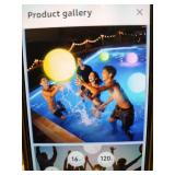 Light Up Beach Ball 12in LED Floating Glow Ball