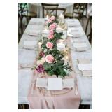 DearHouse Artificial Eucalyptus Garland Faux Silk Eucalyptus Leaves Vines with Rose Flower Handmade Garland Greenery Wedding Backdrop Arch Wall Decor,6.1FT/Pcs (Pink)