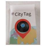 City Tag Pet GPS Tracker with Blue Paw Print