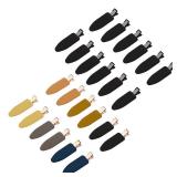 Minihope 24 Pieces Hair Clips - Dent-Free Soft Clips for Women and Girls, Including Harry Josh Clips (Morandi & Black)