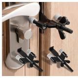 Portable Door Lock Temporary Doors Locker for Travel Safety Self Defense Essentials Women Gift Apartment Hotel Rooms Security for Travelers Cerradura Portatil Puerta No Drill Indoor 2 Pack Home Locks