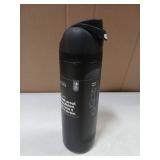 Owala FreeSip Insulated Stainless Steel Water Bottle with Straw, BPA-Free Sports Water Bottle, Great for Travel, 24 Oz, Very, Very Dark