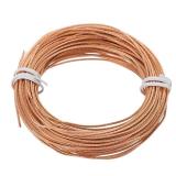 PATIKIL Bare Copper Ground Wire, 18 Gauge 50 Feet Solid Braided Copper Cables Electronic Wire Grounding Conductor Stranded Metallic Wire for Lamp Electrical Equipment