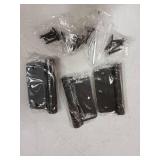 SORGMACH Self Closing Hinge 3 ½"x 3 ½" Adjustable 3 1/2 Inch Matte Black Auto Close Spring Hinges Door Closer Hinge 1/4" Radius Corner for Commercial Grade Auto Self-Closing 3 Pieces