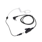 Pdflie 2.5mm 3.5mm in-Ear M1 Ear Bud Ptt Mic Earpiece 3.5mm QD Aux Acoustic Surveillance Radio Headset for Motorola Walkie Talkie 2 Pin CLS 1010 1040 bpr40 dlr1060 ep450