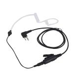 Pdflie 2.5mm 3.5mm in-Ear M1 Ear Bud Ptt Mic Earpiece 3.5mm QD Aux Acoustic Surveillance Radio Headset for Motorola Walkie Talkie 2 Pin CLS 1010 1040 bpr40 dlr1060 ep450