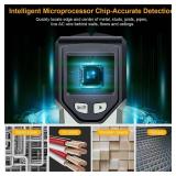 Stud Finder Wall Scanner - 5 in 1 Stud Finder Tool w/Microprocessor Chip and HD LCD Display, Stud Detector Beam Finders for Center & Edge of Wood AC Wire Metal Studs Joist Pipe