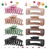 TOCESS 8 Pack Big Hair Claw Clips for Women Large Claw Clip for Thin Thick Curly Hair 90