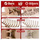 TOCESS 8 Pack Big Hair Claw Clips for Women Large Claw Clip for Thin Thick Curly Hair 90