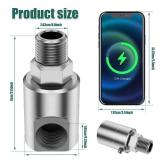 Garden Hose Reel Swivel Fitting 5000PSI Max 304 Stainless Steel 1/2inch MXF Heavy Duty Hose Reel Part Fitting High Pressure Swivel Connector Replacement for 9SS8MP50XFP50-Ni-AL #5124