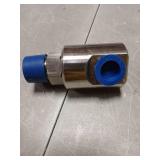 Garden Hose Reel Swivel Fitting 5000PSI Max 304 Stainless Steel 1/2inch MXF Heavy Duty Hose Reel Part Fitting High Pressure Swivel Connector Replacement for 9SS8MP50XFP50-Ni-AL #5124