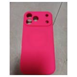 Vooii Magnetic for iPhone 17 Pro Max Case, Compatible with Magsafe (Premium Liquid Silicone) (Integrated Camera Control Button) Full Body Protective Anti-Scratch Microfiber Lining 6.9 inch, Hot Pink