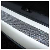DONGKER Rhinestone Rear Bumper Guard,Anti-Scratch Rhinestone Auto Rear Bumper Strip for Most Cars
