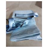 AWAHITAWA Toddler Airplane Bed, Portable Kids Airplane Seat Extender, Airplane Travel Essentials for Toddlers, Comfortable Footrest for Kids, Must-Have Toddler Travel Bed for Flights (Blue)