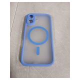TOCOL Magnetic for iPhone 16 Case, Upgraded Full Camera Protection, Compatible with Magsafe, Drop Protection, Translucent Matte Back Bumper Phone Cover 6.1-Inch (Ultramarine)