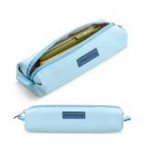 Mr. Pen- Cute Pencil Case Pouch, Light Blue Color, Multipurpose Canvas Bible Pencil Pouch