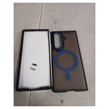 TENDLIN Magnetic Case Compatible with iPhone 16 Plus Phone Case Wood Grain with Carbon Fiber Texture Design Leather Hybrid Slim Case (Compatible with MagSafe) Black