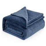 Bedsure GentleSoft Fleece Blankets King Size Mineral Blue - Bed Blanket Soft Lightweight Plush Cozy Fuzzy Luxury Microfiber, 108x90 inches