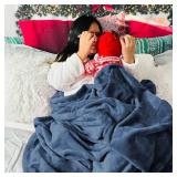 Bedsure GentleSoft Fleece Blankets King Size Mineral Blue - Bed Blanket Soft Lightweight Plush Cozy Fuzzy Luxury Microfiber, 108x90 inches