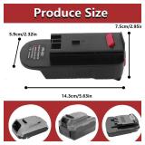 LaiPuDuo 20V Adapter HPA1820 for Black&Decker LBXR2020 18V to 20V Batteries Convertor Adapter for Black Decker 18V NiCad & NiMh Battery Tools HPB18 HPB18-OPE 244760-00 A1718 FS18FL FSB18