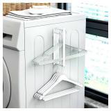 Magnetic Hanger Organizer for Washing Machine & Closet Laundry Room,Hanger Storage Rack Stacker