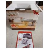 Sailnovo Pasta Maker Machine, 180 Roller Pasta Maker, 9 Adjustable Thickness Settings 2-in-1 Noodles Maker with Rollers and Cutter, Perfect for Spaghetti, Fettuccini, Lasagna or Dumpling Skin Silver P