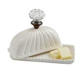 Mud Pie Door Knob Butter Dish
