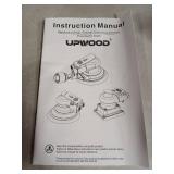 UPWOOD Air Random Orbital Sander with Accessories Pad Size: 3x4 Inch
