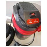 Hyper Tough 1.5 Gallon 2 Peak HP Poly Wet/Dry Vacuum  VH105 3502