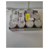 Ball Quilted Crystal Mason Jar w/ Lid & Band  Regular Mouth  8 Ounces  11 Count