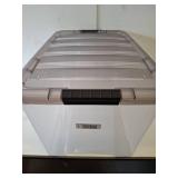 IRIS 53 Qt. Plastic Storage Bin with Lid, Stackable Storage Containers, Tote