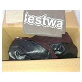 Bestway Maroon Tritech Airbed Twin 20  with built-in AC pump