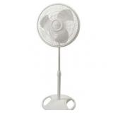 Lasko 16  Oscillating 3-Speed Pedestal Fan with Adjustable Height  47  H  White  S16200  New