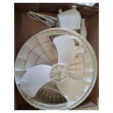Lasko 16  Oscillating 3-Speed Pedestal Fan with Adjustable Height  47  H  White  S16200  New