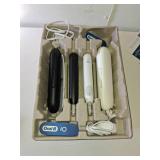 Oral-B iO Series 2 Electric Toothbrush  Pure White & Night Black  2 Ct  3 Heads