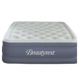 Beautyrest Sensalux 18  Inflatable Air Bed Blow up Mattress with Built-in Pump Queen