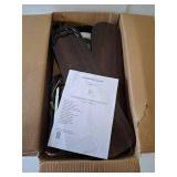 Mainstays 42 Inch Hugger Indoor Ceiling Fan with Light Kit  Black  4 Blades  LED Bulb  Reverse Airflow