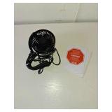 Mainstays 4" New 3-speed Portable Rechargeable Fan with Flexible Tripod and Digital Display