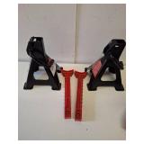 Hyper Tough T42001C 2 Ton Steel Jack Stands, Black, 1 Pair