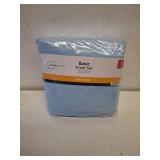 Mainstays Basic Value Recycled Microfiber Bed Sheet Set  Full  Blue  4 Piece